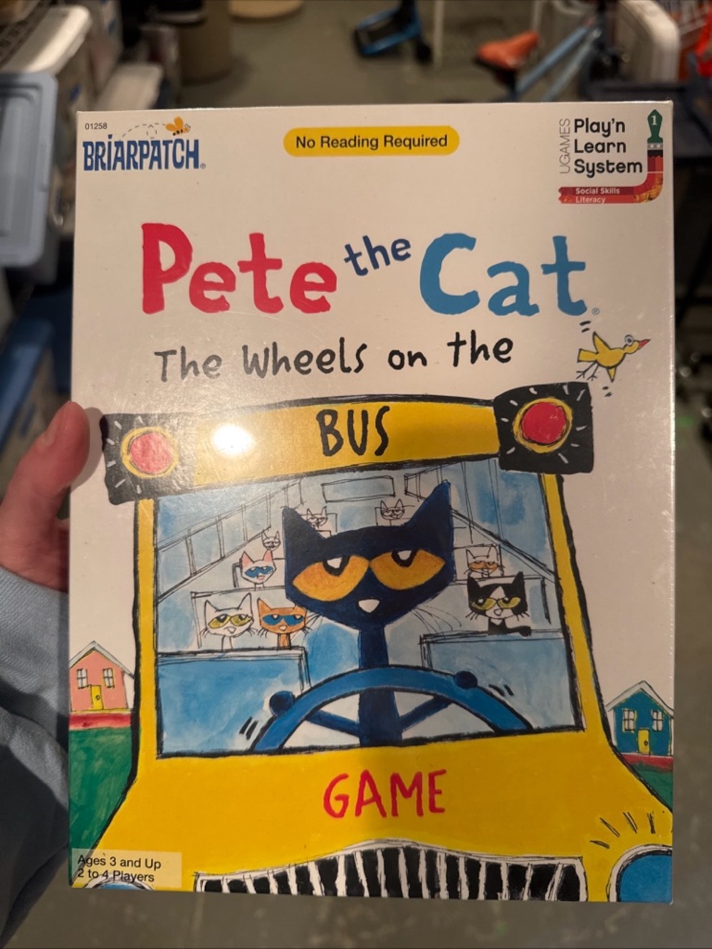Pete the Cat Yellow Bus Game - Kids Cat Board Game